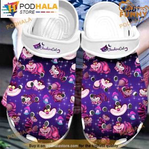 Funny Pink Cheshire Cat 3D Funny Crocs Crocband
