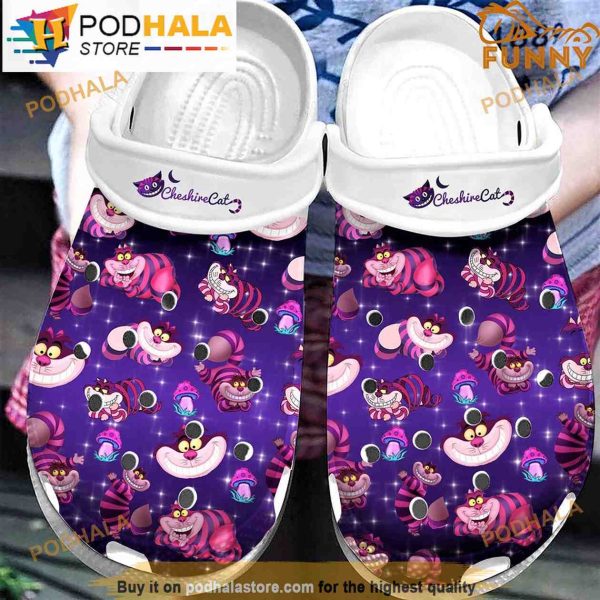 Funny Pink Cheshire Cat 3D Funny Crocs Crocband