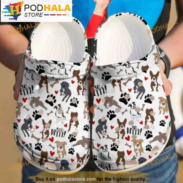 Funny Pitbull Lovers Dog 3D Funny Crocs Crocband