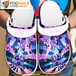 Funny Purple Blackpink 3D Funny Crocs Crocband