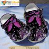 Funny Purple Butterfly Floral 3D Funny Crocs Crocband