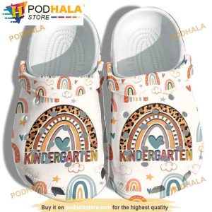 Funny Rainbow Back To School 3D Funny Crocs Crocband Clog Shoes