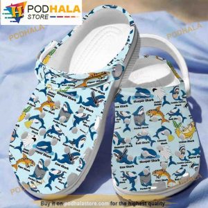 Funny Sharks 3D Funny Crocs Crocband Clogs Shoes