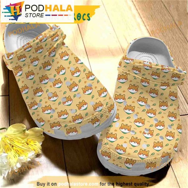 Funny Shiba Inu Dog Gifts 3D Funny Crocs Crocband