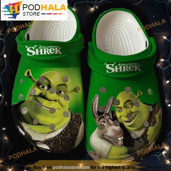 Funny Shrek 3D Funny Crocs Crocband Clog Shoes