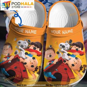 Funny Snoopy And Friends 3D Funny Crocs Crocband Clog Shoes