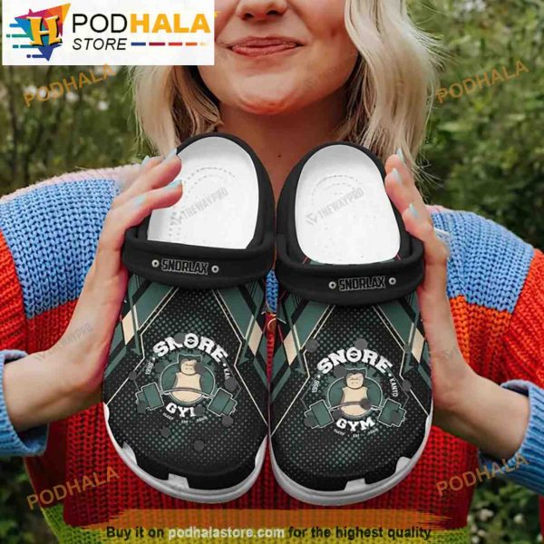 Funny Snorlax Gym Pokemon Gifts 3D Funny Crocs Crocband