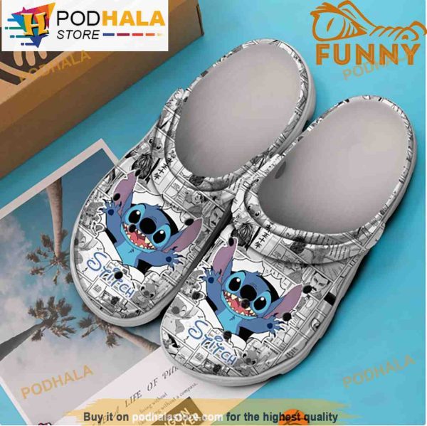 Funny Stich Disney 3D Funny Crocs Crocband
