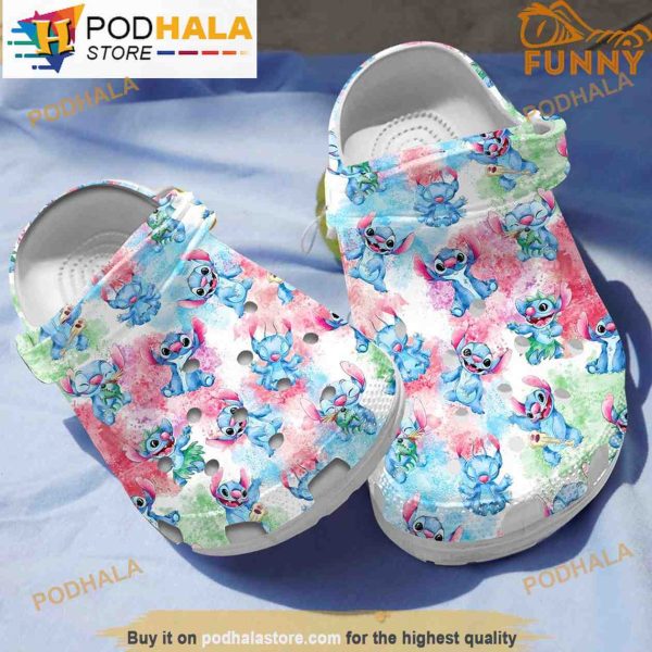 Funny Stitch Pattern 3D Funny Crocs Crocband