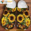 Funny Sunflower And Butterfly 3D Funny Crocs Crocband