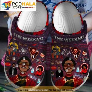 Funny The Weeknd 3D Funny Crocs Crocband