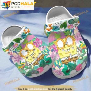 Funny Tropical Spongebob 3D Funny Crocs Crocband