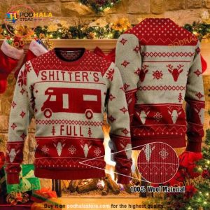 Funny Ugly Sweater 3D Christmas Vacation Shitters Full Movie, Xmas Gifts