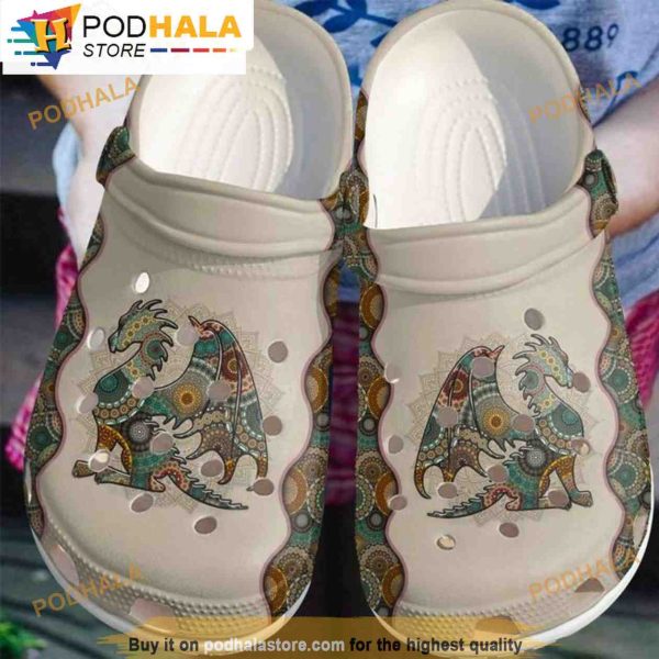 Funny Unique Dragon 3D Funny Crocs Crocband