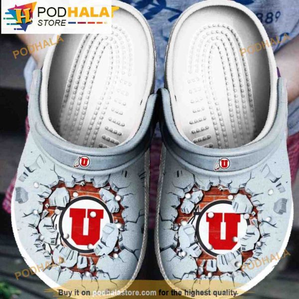 Funny Utah Utes Football Ncaa 3D Funny Crocs Crocband