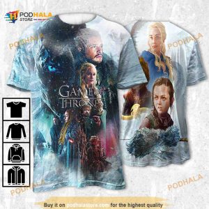 GOT Winter, Game Of Thrones, Movie 3D Shirt