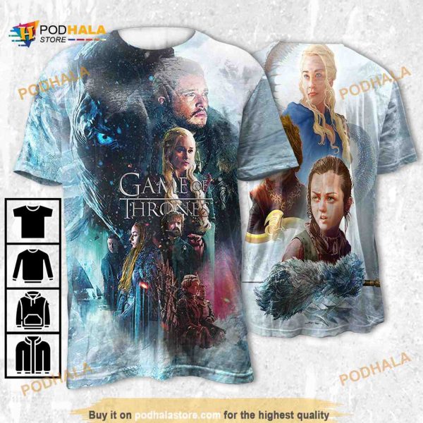 GOT Winter, Game Of Thrones, Movie 3D Shirt