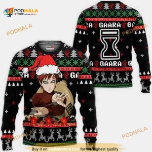 Gaara Naruto Xmas Naruto Ugly Wool Anime Christmas Sweater