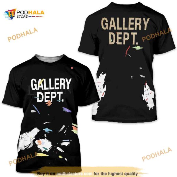 Gallery Dept Printed Lanvin Art Graffiti 3D Shirt