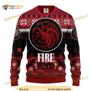 Game Of Thrones Targaryen Ugly Christmas Sweater