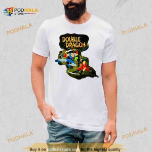 Game Scene Design Double Dragon Shirt