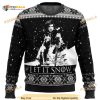 Game of Thrones Let It Snow Black And White Xmas Ugly Wool Sweater