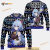 Ganyu Genshin Impact Anime Xmas Ugly Christmas Knitted Sweater