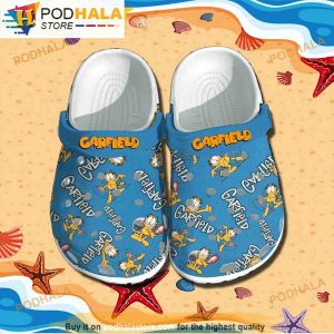 Garfield Cat 3D Funny Crocs Crocband Slippers