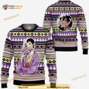Gen Asagiri Anime Dr Stone Xmas Ugly Christmas Knitted Sweater