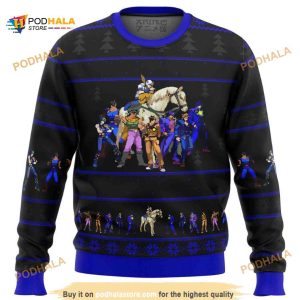 Generations Jojo’s Bizarre Adventure Anime Xmas Ugly Wool Sweater
