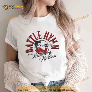 Georgia Bulldog Battle Hymn Of The Bulldog Nation Ringer 2023 Shirt 2