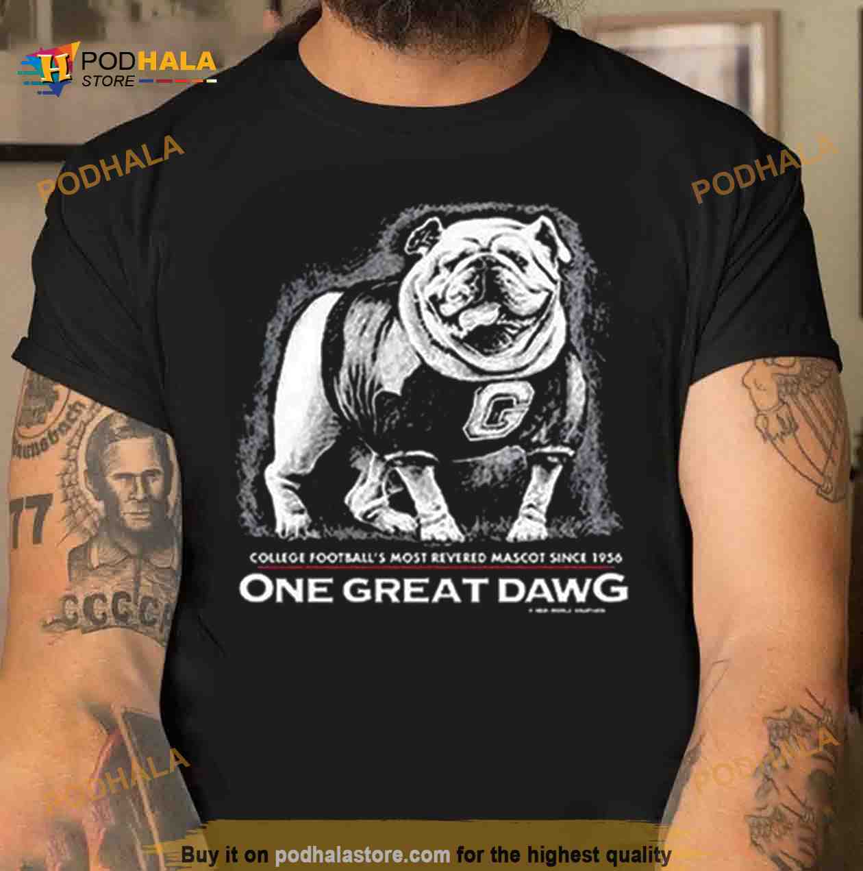 Georgia Bulldogs One Great Dawg Shirt Georgia Bulldogs One Great Dawg Shirt