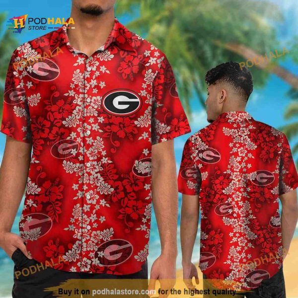 Georgia Bulldogs UGA Hawaiian Shirt, For Beach Lovers Aloha Shirt