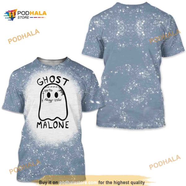 Ghost Malone Halloween 3D Shirt