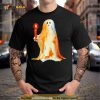 Ghost holding a candle Halloween Shirt