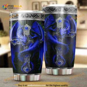 Gift For Dragon Lover Dragon Dungeon Double Wall Coffee Tumbler