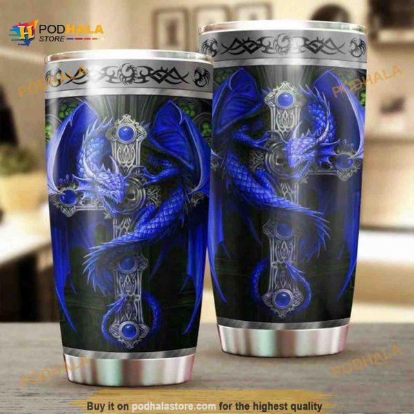 Gift For Dragon Lover Dragon Dungeon Double Wall Coffee Tumbler
