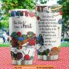 Gift For Sewer She Who Loves To Knit Love Sewing Quilting Coffee Tumbler