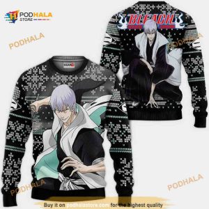 Gin Ichimaru Anime Bl Xmas Ugly Christmas Sweater
