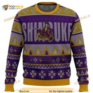 Gintama Smokin Shinsuke Xmas Ugly Wool Sweater