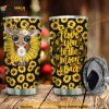 Giraffe I Love You To The Moon And Black Coffee Tumbler