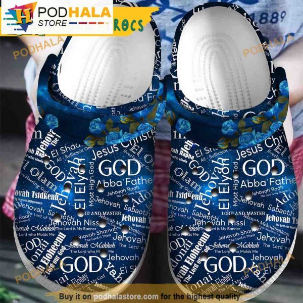 God 3D Funny Crocs Crocband