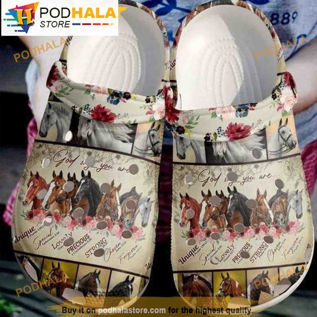 God Says You Are Horse 3D Funny Crocs Crocband God Says You Are Horse 3D Funny Crocs Crocband