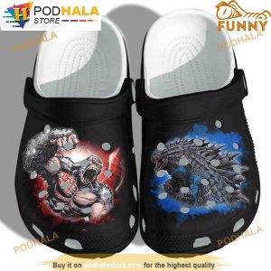 Godzilla Vs Kong Movie 3D Funny Crocs Crocband