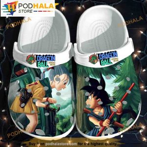 Goku And Buma Dragon Ball Z 3D Funny Crocs Crocband Clog Shoes