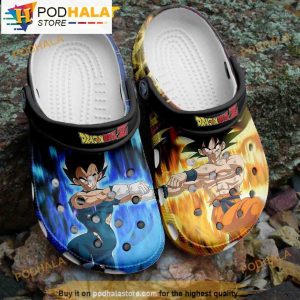Goku And Vegeta Fuse Dragon Ball Z 3D Funny Crocs Crocband