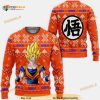Goku Super Saiyan Christmas Sweater Anime Dragon Ball Xmas Ugly Christmas Knitted Sweater