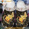 Golden Cross Faith Hope Loves Butterfly 3D Funny Crocs Crocband