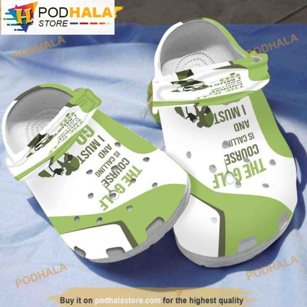 Golf Course Is Calling For Sport 3D Funny Crocs Crocband