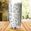 Golfers Stick Figure Icon Gift Travel Coffee Tumbler